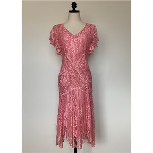 🎀 Pretty in Pink Lacey Dress 💗